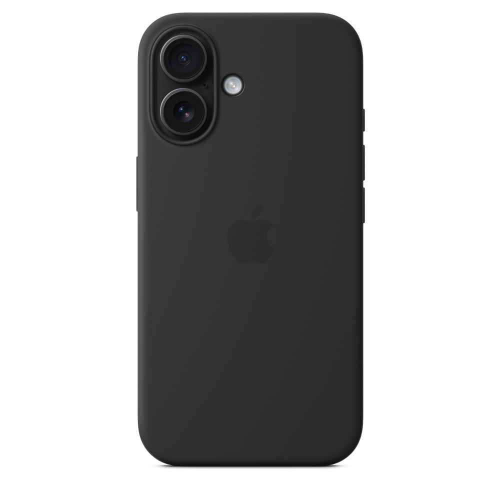 IPHONE 16 PLUS SILICONE CASE WITH MAGSAFE - BLACK