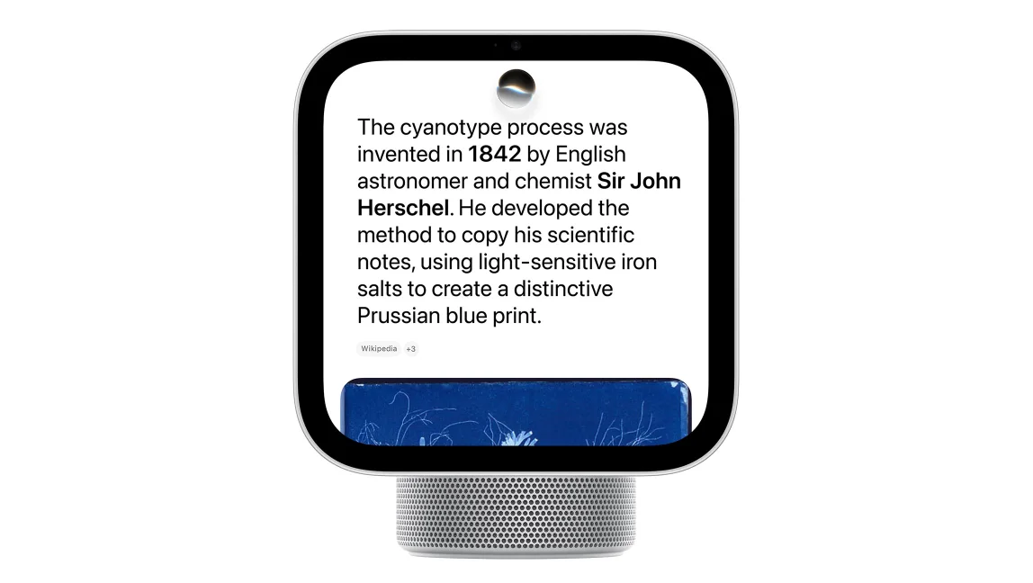 Siri on Apple HomeView: World knowledge